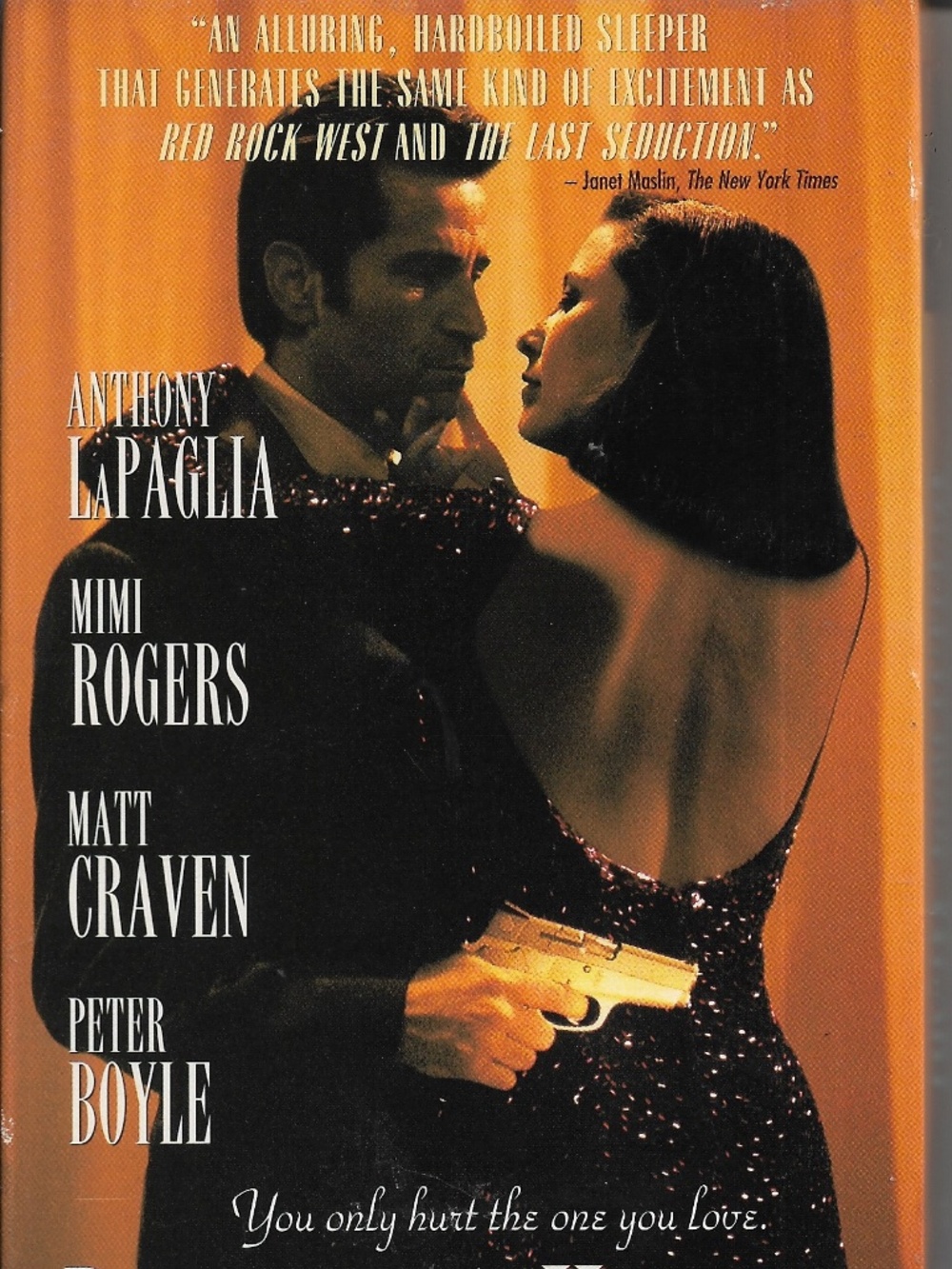 Bulletproof Heart VHS Anthony LaPaglia Mimi Rogers Matt Craven Peter Boyle OOP